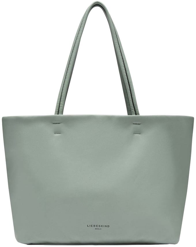LIEBESKIND BERLIN Leren Schoudertas Hera Sheep Natural Shopper Forest Green Groene