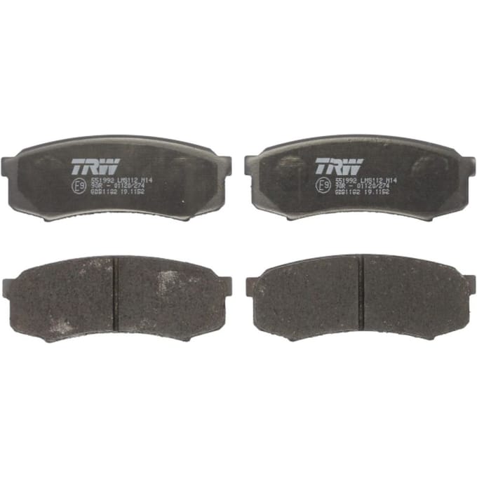 Remblokset TRW GDB1182, achter