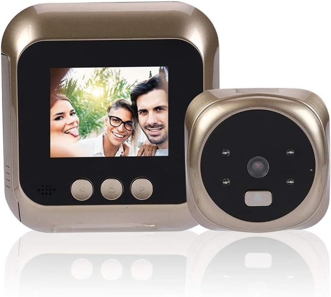HD Smart Deurbel Viewer met LCD-scherm en Nachtzicht - Bewaking - Groothoek - Elektronische Kattenogen