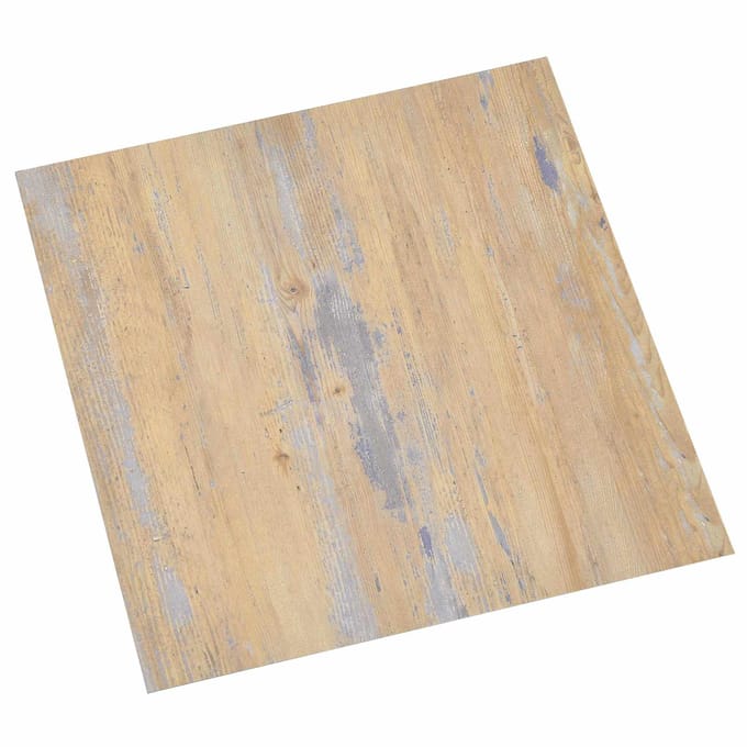 vidaXL - Vloerplanken - Bruin - en - Grijs - 5,11 - m² - 55 - st - PVC