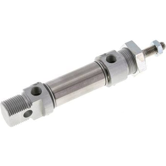 ISO 6432 Ronde Dubbelwerkende Cilinder 20-15mm - Magnetisch - Demping