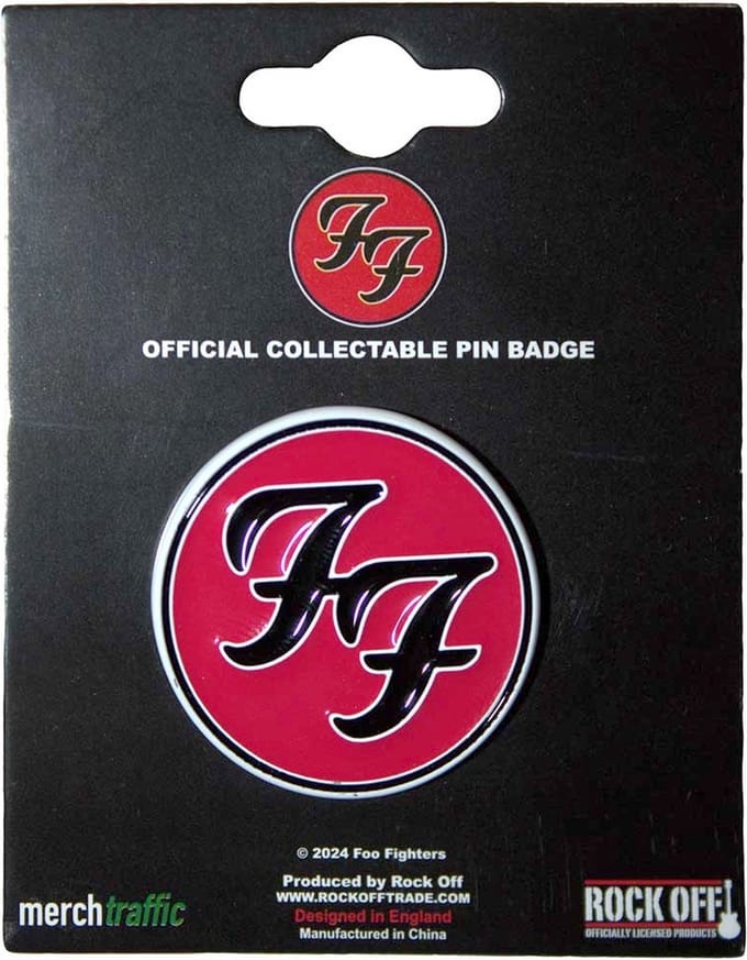 Foo Fighters - FF Logo Pin - Rood