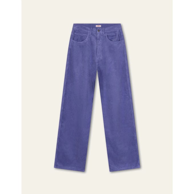 Oilily Parrit Cord Broek- maat42 Corsican Blauw