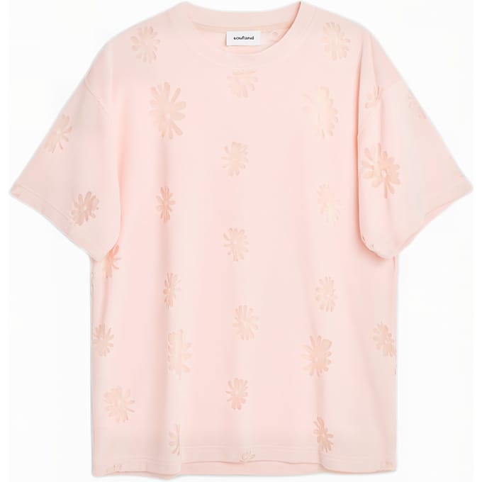 Soulland Kai T-shirt Pink Multi Size: S/M | T-Shirts Outlet | Unisex | Roze