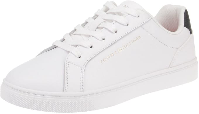 Tommy Hilfiger FW0FW07687 Essential Cupsole - Damesschoenen Sneaker - YBS-Wit