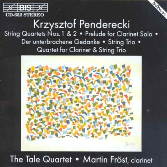 Martin Fröst & TheTale Quartet - Penderecki: String Quartets Nos. 1 & 2 (CD)