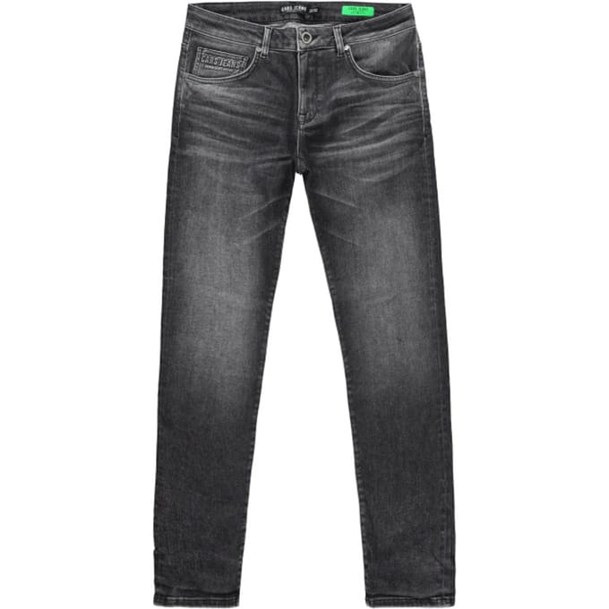 Cars Jeans Heren BATES DENIM Slim Fit BLACK USED
