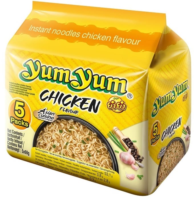 Yum Yum Kip Bami Soep 5-pack 5x60g 6x