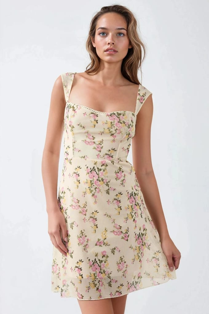 Polkadot Tulle Mini Jurk