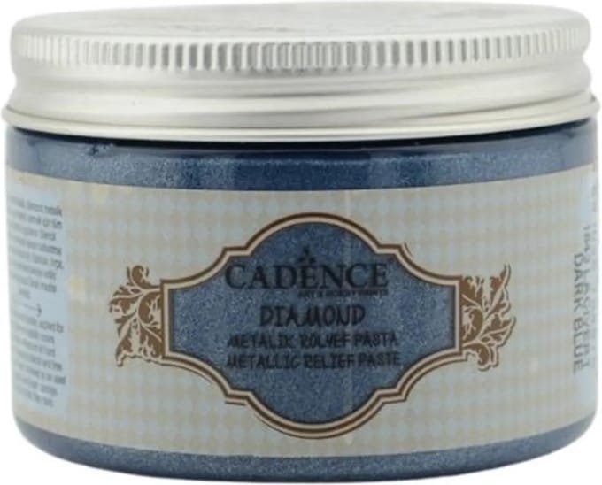 Cadence Diamond Relief Pasta 150 ml Donkerblauw