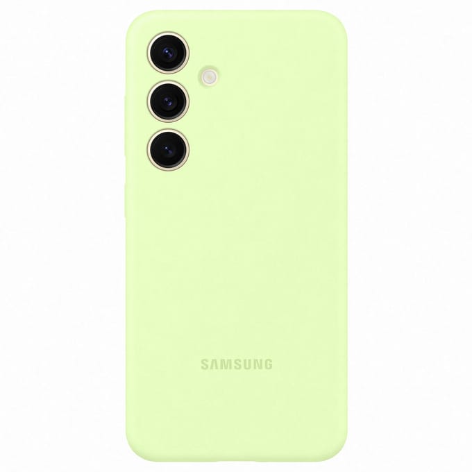Samsung Silicone Case - Geschikt voor Samsung Galaxy S24 - Light Green
