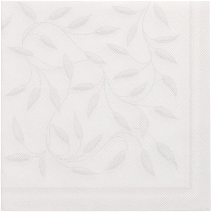 50 Servetten ROYAL Collection 1/4 vouw 40 cm x 40 cm wit New Mediterran