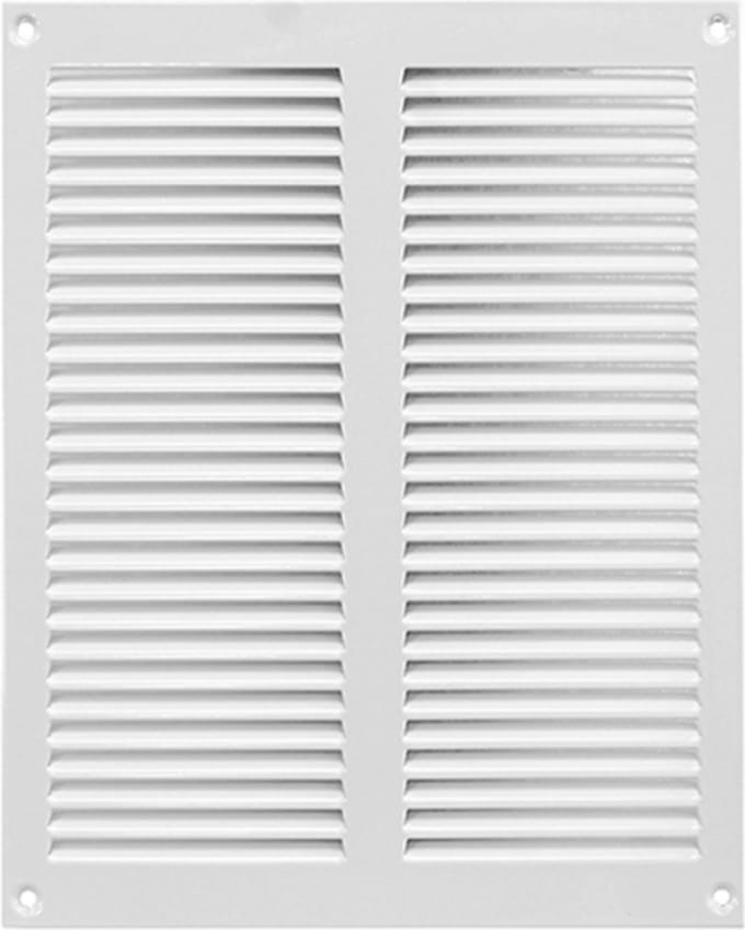 Europlast Metalen rooster 200x250mm wit – MR2025