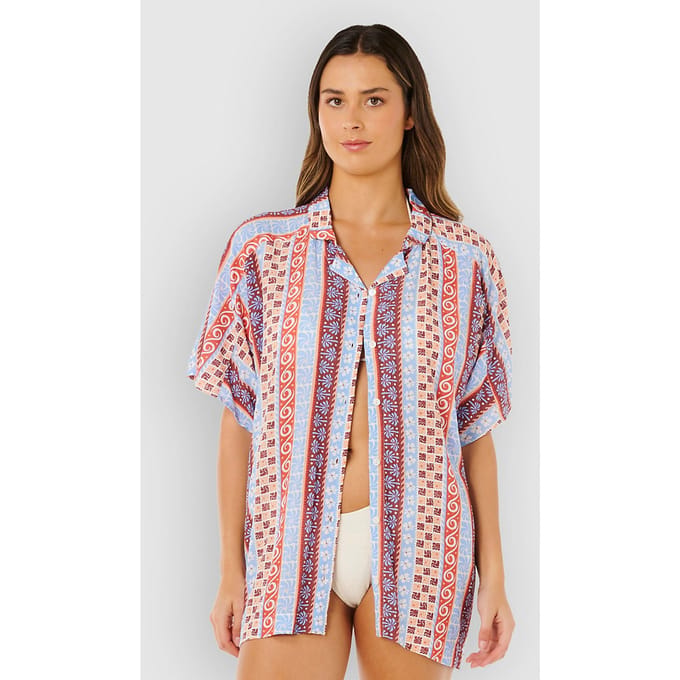 Rip Curl Ventura Viscose S/S Shirt - Multico