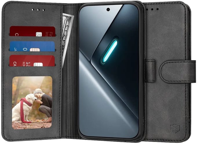 Hoesje geschikt voor Xiaomi Poco X8 Pro - Techsuit Diary Book Wallet Case - Zwart