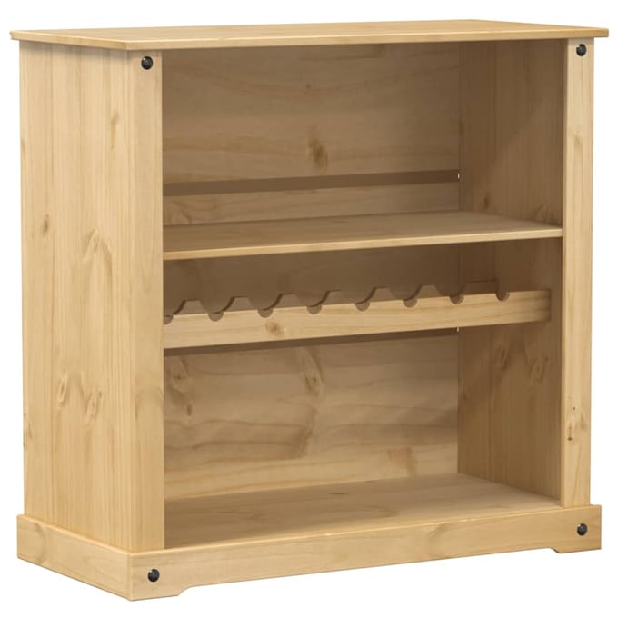 vidaXL - Wijnkast - Corona - 107,5x51x105,5 - cm - massief - grenenhout