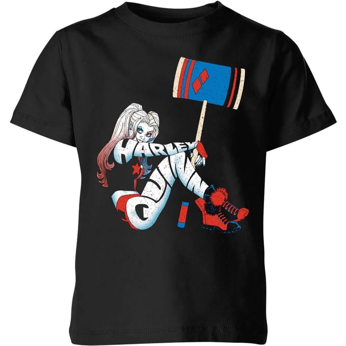 Batman Harley Quinn Kids' T-Shirt - Black - 110/116 (5-6 jaar)