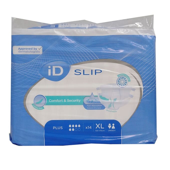 iD Slip Comfort & Security Plus Extra Large 14 Incontinentieslip