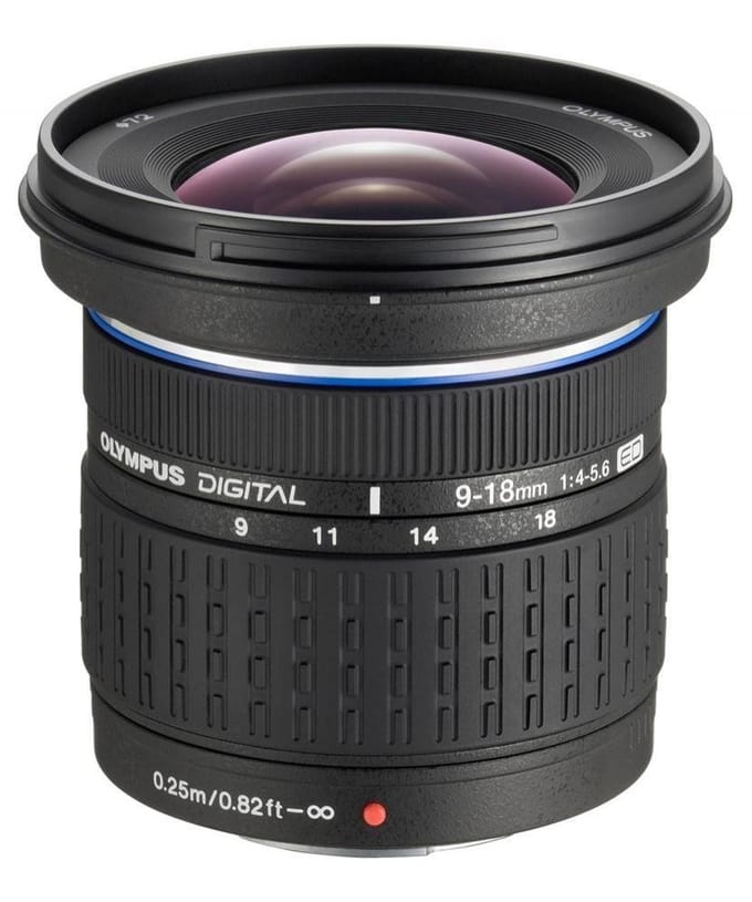 Olympus ZUIKO Digital 9-18mm F4/5.6 - Geschikt voor Four Thirds