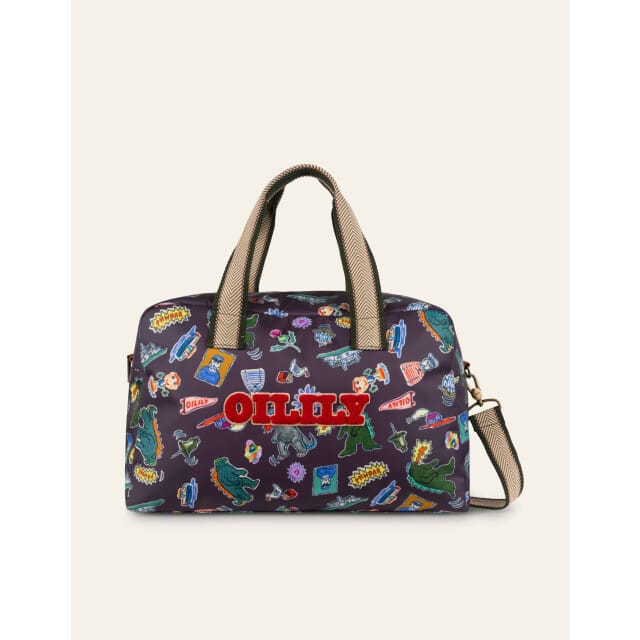 Oilily Aloha Sporttas- maatOne size Forged Iron