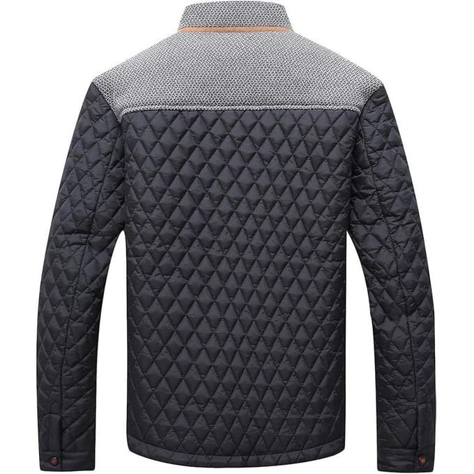 Vestes pour hommes Manteau bomber décontracté Doudoune légère Décontracté Boutonné S noir