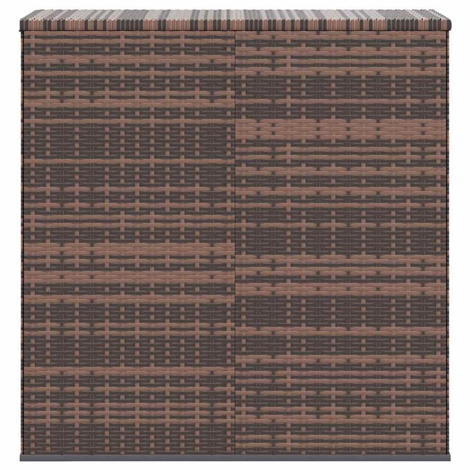 vidaXL - Tuinbox - 100x49x103,5 - cm - polyetheen - rattan - bruin