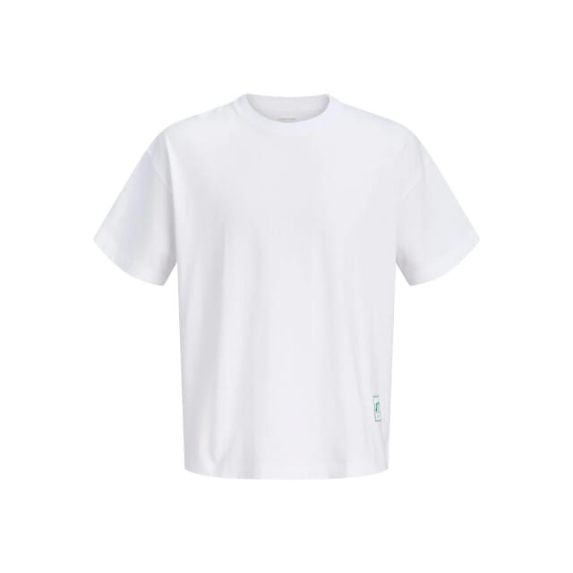 Jack & Jones Heren Backprint T-Shirt JORCOTEDAZUR Wit/Turquoise - Maat L