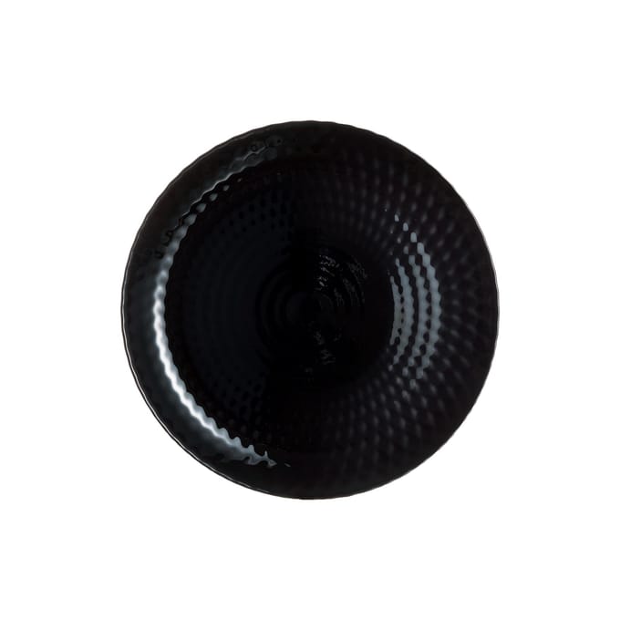 Merkloos Zwart Dinerbord 25 cm - Geometrisch Design