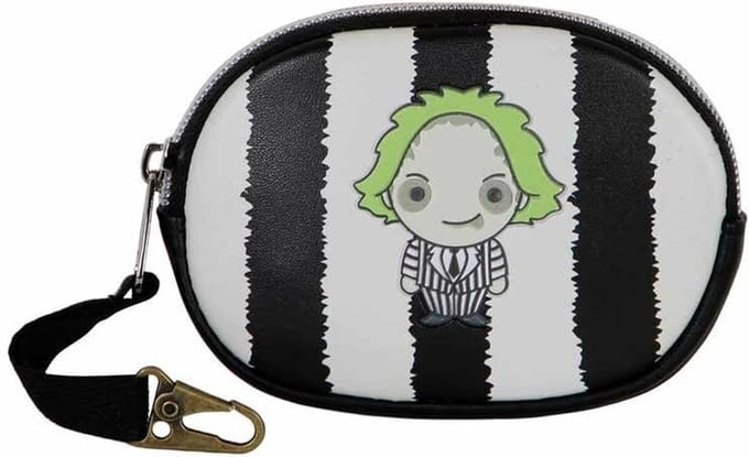 Karactermania - Beetlejuice Strepen-Pill Portemonnee - Wit