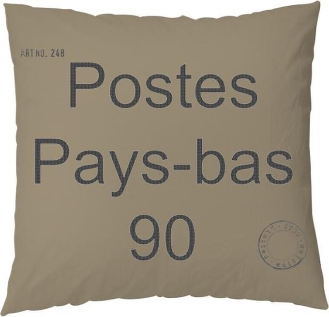 Stapelgoed Post - Sierkussen - Bruin - 50x50