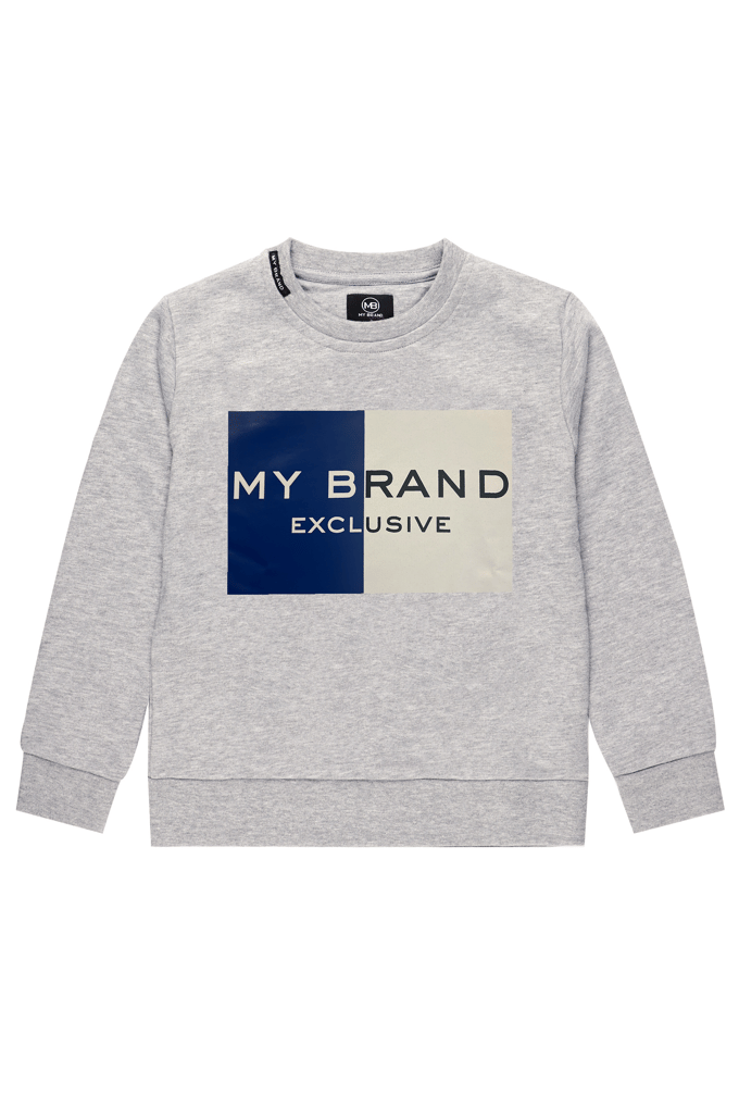 MB Logo Sweater | GREY - GREY / 16