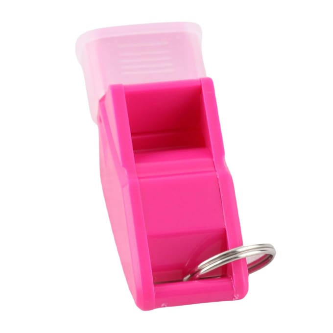 Sifflet de Compétition Sifflet E avec Lanière et Boîte de Rangement pour Entraîneurs, Arbitres et Enfants Rose Red pink
