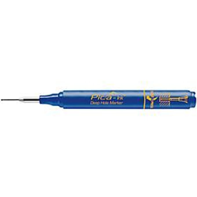 Pica Markeerstift 150/41 voor diepe gaten - permanent - Blauw