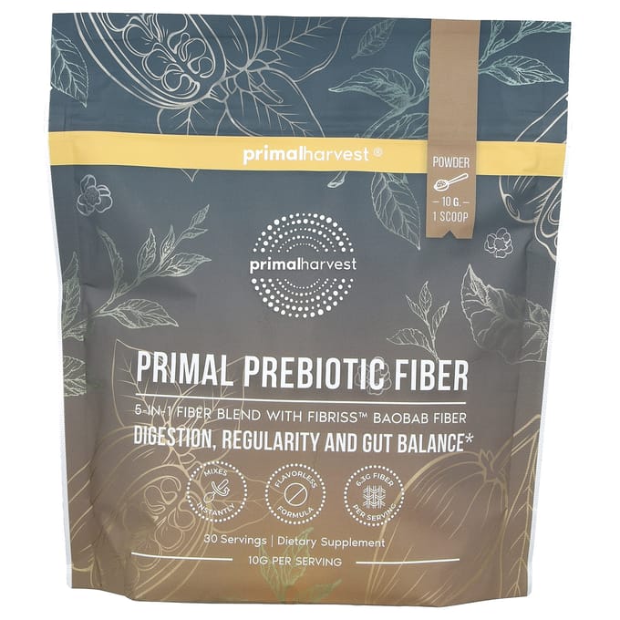 Primal Harvest, Primal Prebiotic Fiber, 300g