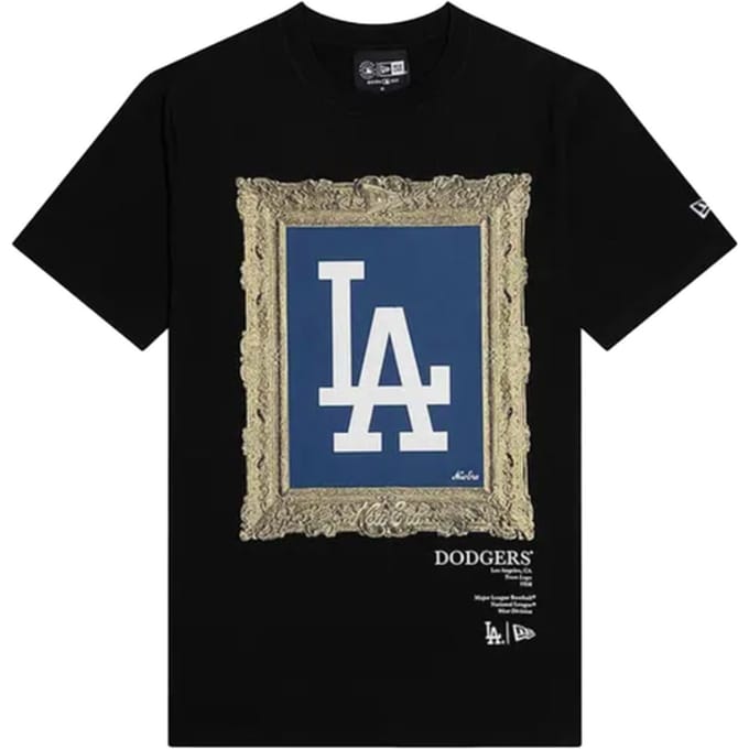 New Era MLB La. Dodgers Curcus T-shirt Zwart