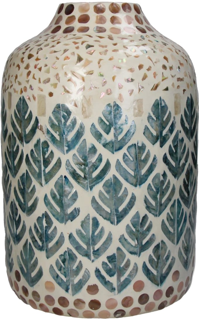 HD Collection Vaas Capiz Multi 20x20x30cm