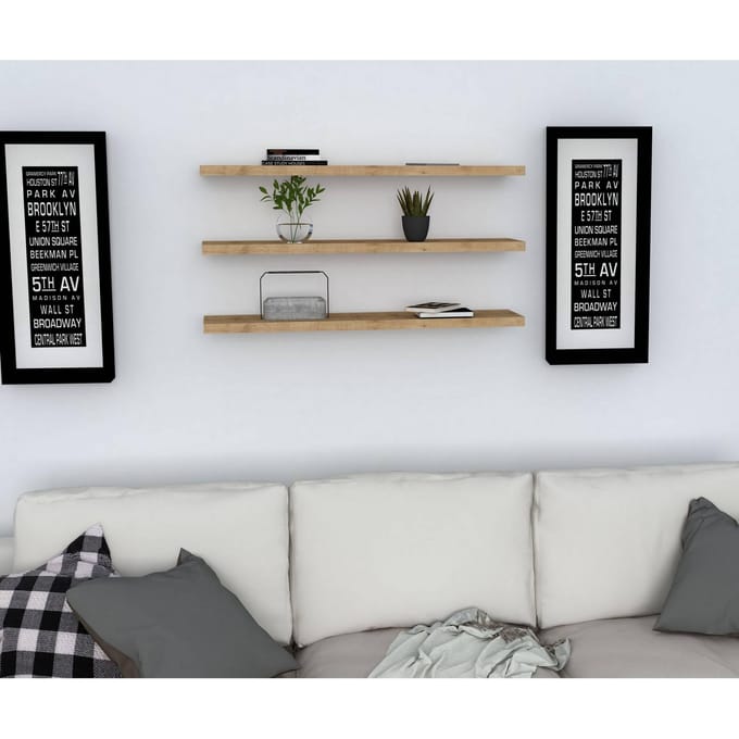 Asir - Wandplank - Saffier 1,8 x 60 x 14,5 cm