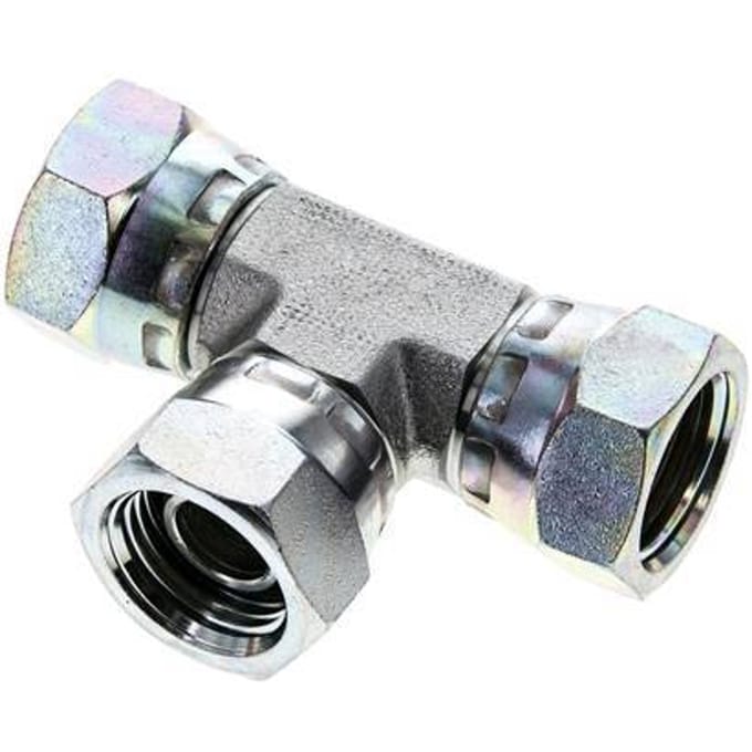 T-koppeling G1/2'' Binnendraad Staal hydrauliek 300bar (4215.0psi)
