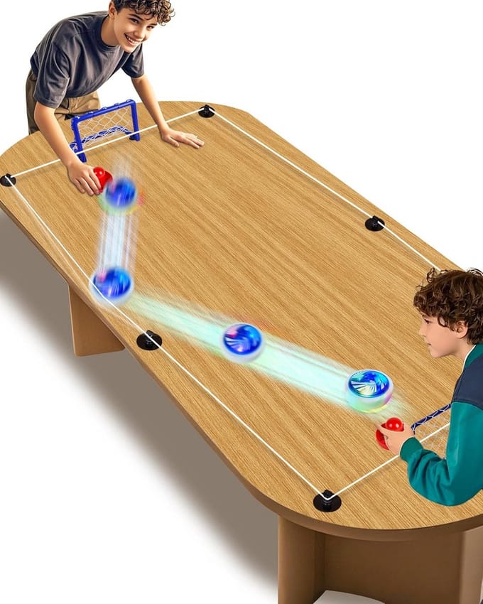 Verstelbaar Elastisch Airhockey Speelveld voor Tafel