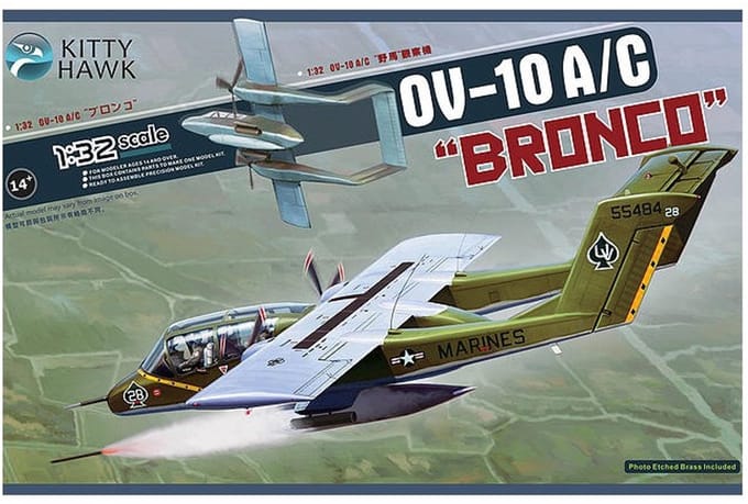 Kitty Hawk OV-10A/C Bronco- Kitty Hawk 32004 - Modelbouw Kit – Schaal 1:32