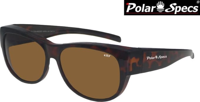 Polar Specs® Overzet Zonnebril PS5097 – Tortoise Brown – Polariserend Bruin standaard Cat.3 – Medium