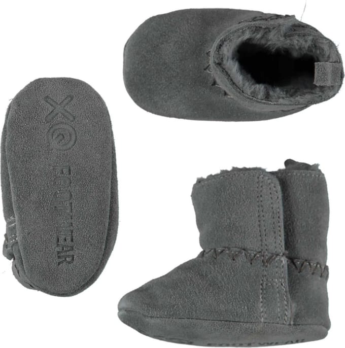 Baby - schoentjes grijs - 6/12 maanden