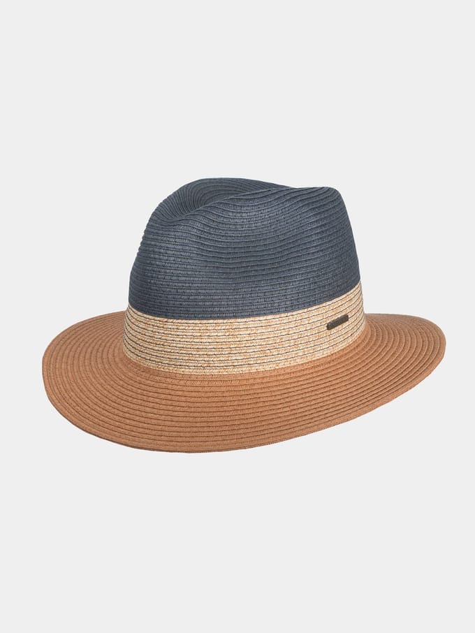 Emanuel - Toyo hoed - Marine blauw