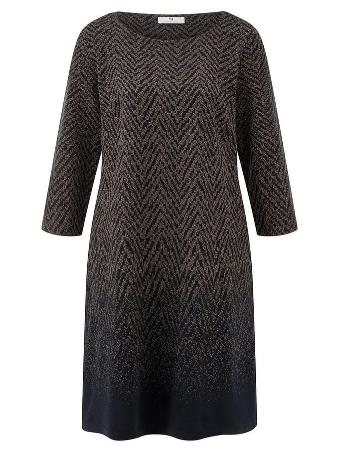 Jersey jurk Van Peter Hahn blauw