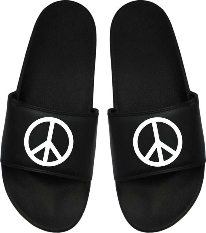 Cadeau Sint - Cadeau Kerst - Cadeau - Cadeau Badslippers - Badslippers Peace / Vrede 41
