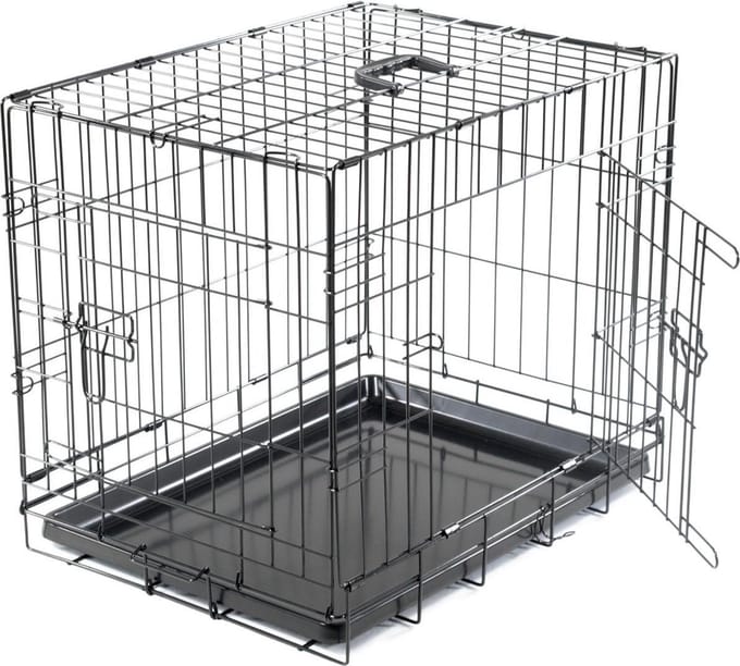 Vadigran Bench Honden Opvouwbaar Classic Zwart - 63x44x50cm