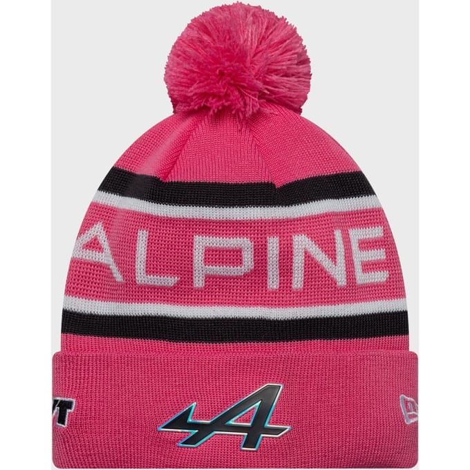 New Era Alpine Team Kit Jack Doohan Cuff Knit Junior Pop Hat - Roze