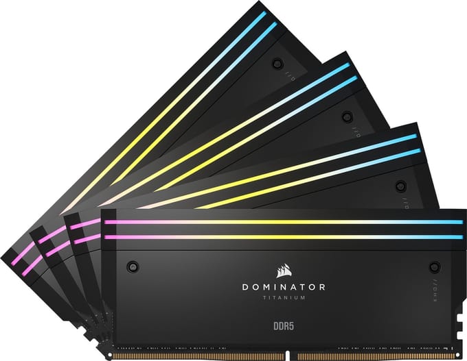 Corsair Dominator Titanium CMP64GX5M4B6400C32 geheugenmodule 64 GB 4 x 16 GB DDR5 288-pin DIMM