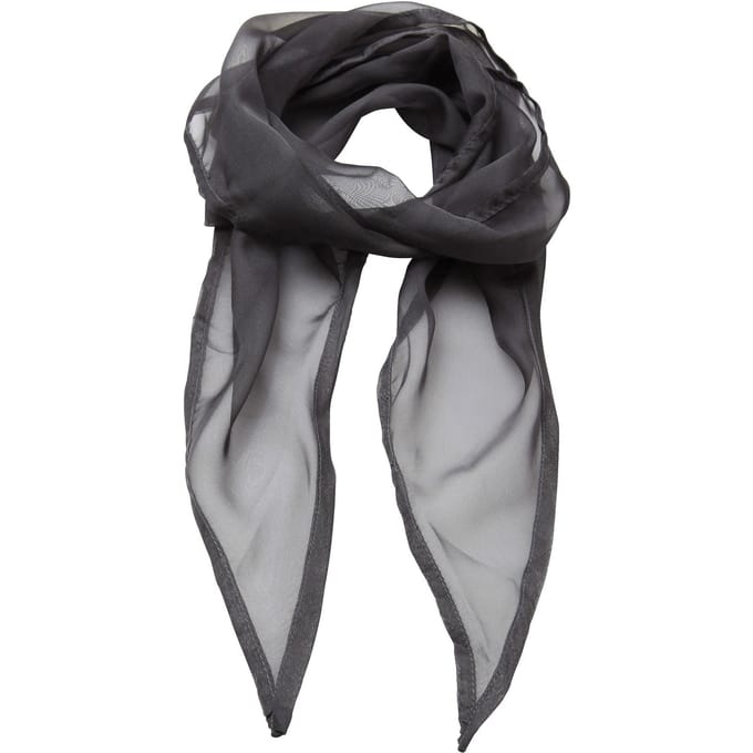 Premier Dames/vrouwenwerk Chiffon Formele Sjaal (Donkergrijs)