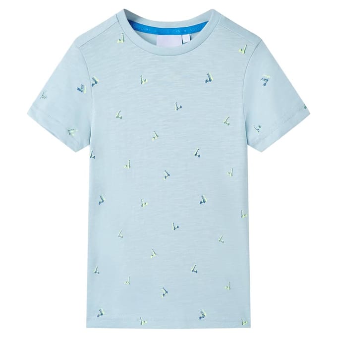 vidaXL Kindershirt 140 lichtblauw